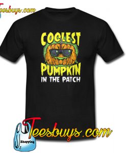 Coolest Pumpkin In The Patch Halloween Costume T shirt SR