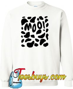 Cow Print Halloween SWEATSHIRT SR