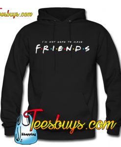 I'm not here to make friends HOODIE SR