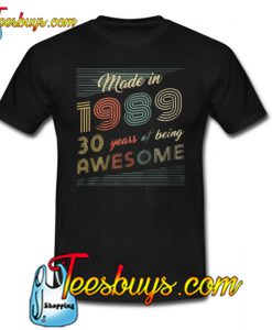 Made in 1989 T-Shirt Vintage T-SHIRT SR