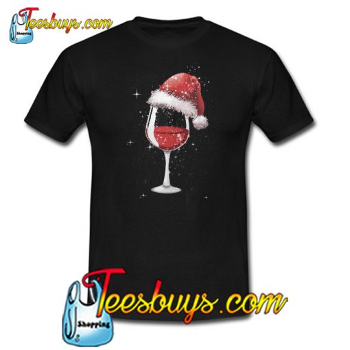 Merry Christmas Wine T-SHIRT SR