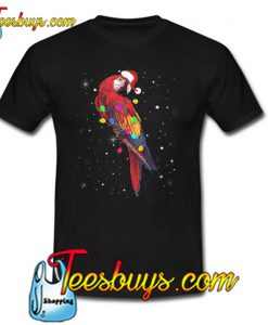 Parrot With Christmas Lights T-SHIRT SR