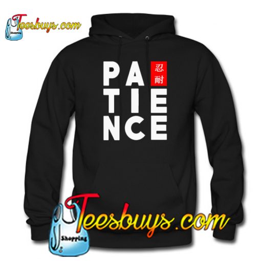 Patience Japanese Design HOODIE SR