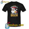 Santa Claus Beer Christmas T-SHIRT SR