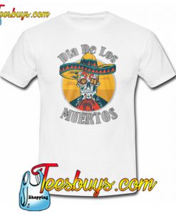 The Dead Sugar Skull Halloween T-SHIRT SR