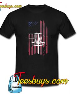 USA Flag Disc Golf T-SHIRT SR