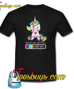 Unicorn Gym Installing Muscles T-SHIRT SR