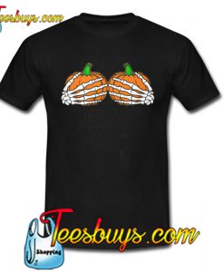 Women Pumpkin Skeleton T-SHIRT SR