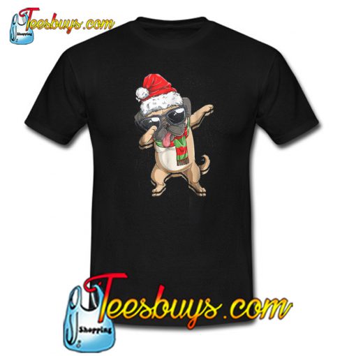 funny dog pug christmas T-SHIRT SR