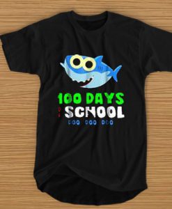 100 DAYS OF SCHOOL BABY SHARK DOO DOO DOO T-SHIRT SN