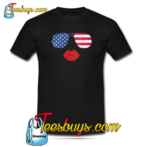 American Flag Sunglasses T-SHIRT SR