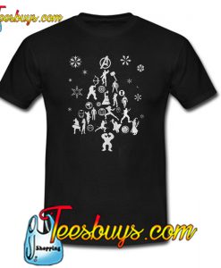 Avengers Merry Christmas T-Shirt SR