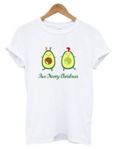 Avo Merry Christmas White T shirt