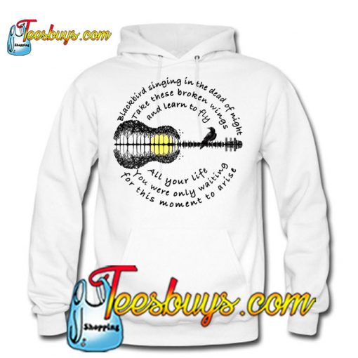 Blackbird Singing In The Dead Of Night Take These Broken Wings And Learn To Fly HOODIE NT