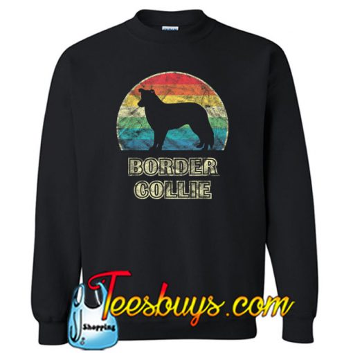 Border Collie Vintage SWEATSHIRT NT