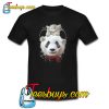 CAT ON PANDA T-SHIRT SR