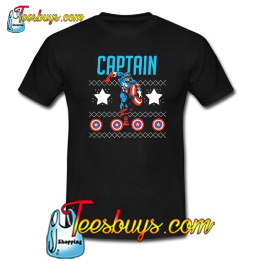 Captain in Christmas T-Shirt SR