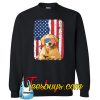 Distressed American USA Flag SWEATSHIRT NT