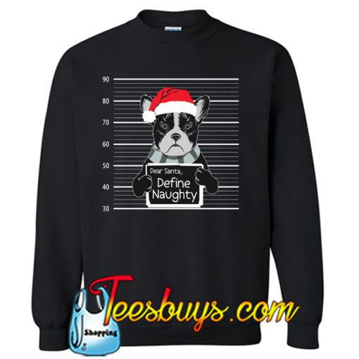 Funny Christmas Dog SWEATSHIRT NT