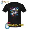 Happy New Year 2020 Black T-Shirt SN