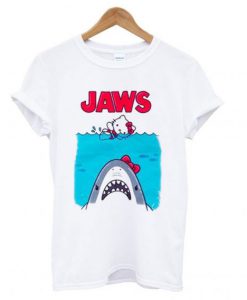 Hello Kitty Jaws Parody T shirt SN