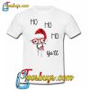 Ho Ho Ho Ya'll Christmas Giraffe T-SHIRT NT