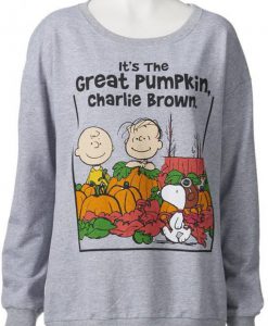 It’s the Great Pumpkin Charlie Brown Sweatshirt SN