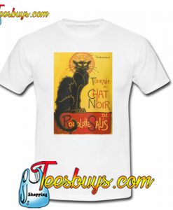 Le Chat Noir The Black Cat T-SHIRT NT