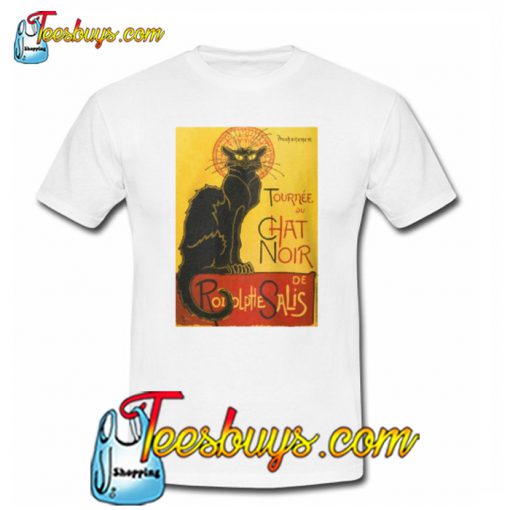 Le Chat Noir The Black Cat T-SHIRT NT