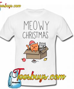 Meowy Christmas T-SHIRT NT