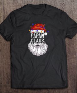 Papaw Claus Santa Christmas Lights T-SHIRT NT