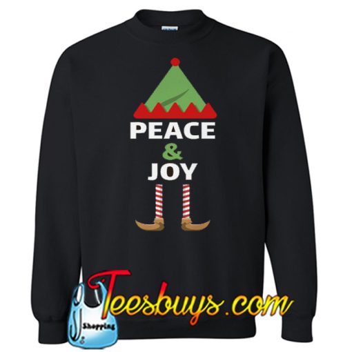 Peace And Joy- Christmas SWEATSHIRT SR