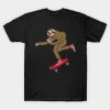 Skater Sloth Donut T-shirt NT