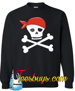 Skull Crossbones Pirate SWEATSHIRT NT