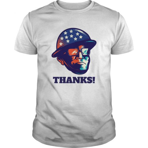 Thanks Veterans T-SHIRT SR