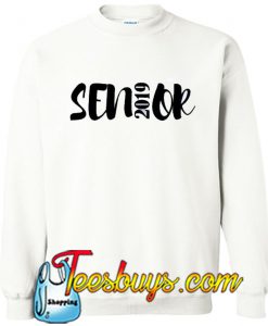 White Senior 2019 Sweatshirt SN
