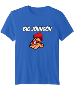 big johnson t shirt blue