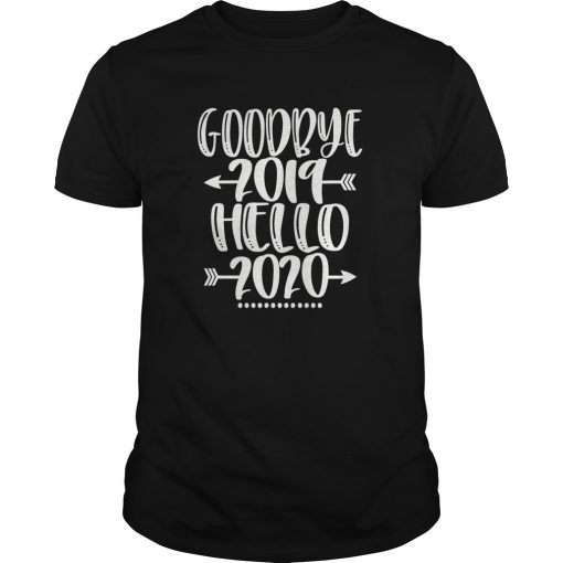 goodbye 2019 HELLO 2020 T-SHIRT NT