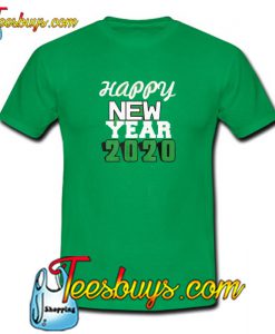 happy new year t-shirt 2020 GREEN SN