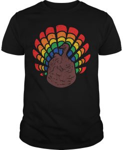 rainbow turkey T-SHIRT NT