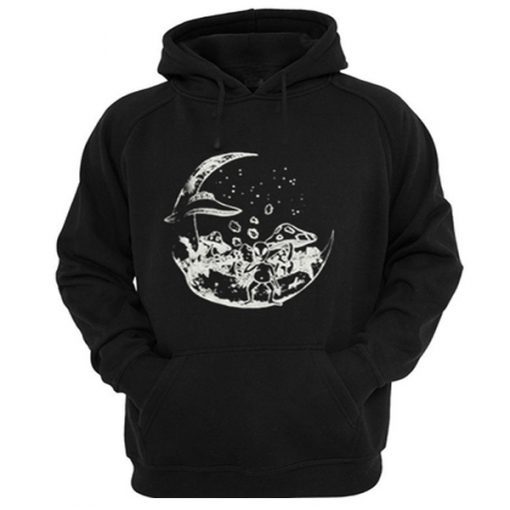 Alien on the moon hoodie SN