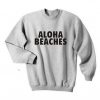 Aloha Beaches Print Sweatshirt SN