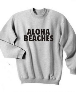 Aloha Beaches Print Sweatshirt SN