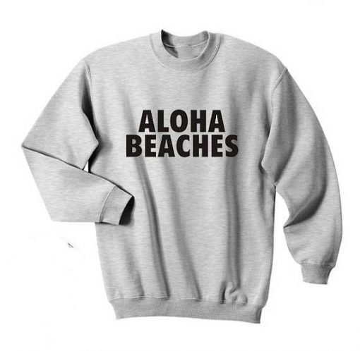 Aloha Beaches Print Sweatshirt SN