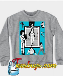 Android 17 manga art Sweatshirt-SL