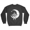 Astronaut moon space sweatshirt -SL