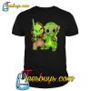 Baby Yoda And Baby Grinch T Shirt -SLBaby Yoda And Baby Grinch T Shirt -SL