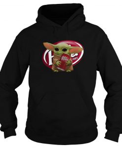 Baby Yoda Hug Dr Pepper Hoodie-SL