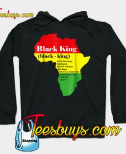 Black History Month African American Male Hoodie-SLt