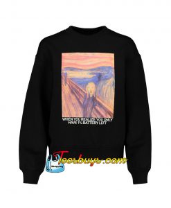 Black Sweatshirt with Meme SN